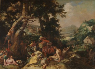 Johannes Døberens forkyndelse Johannes Døberens forkyndelse af Abraham Bloemaert