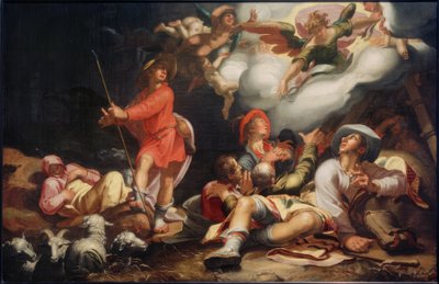 Bebudelse til hyrderne af Abraham Bloemaert