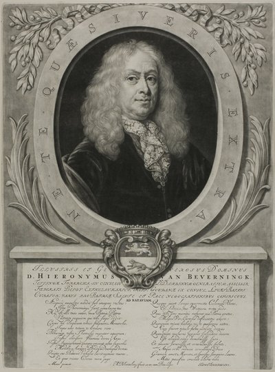 Portræt af D. Hieronymous van Beverningk af Abraham Blooteling