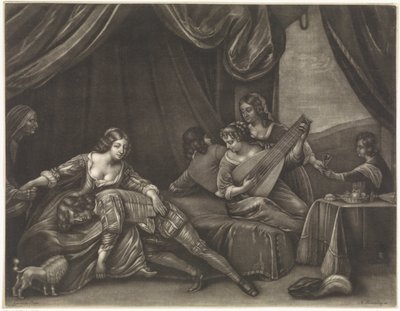 Den fortabte søn i bordellet af Abraham Bloteling (possibly)