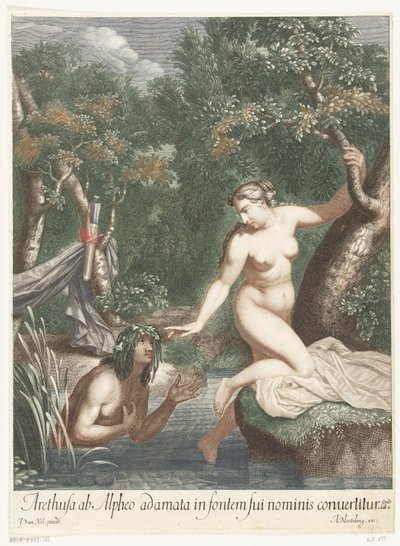 Alpheus en Arethusa af Abraham Bloteling