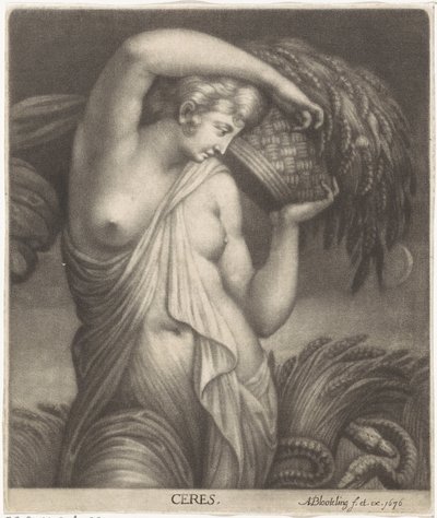 Ceres i en kornmark Ceres (titel på objekt) af Abraham Bloteling