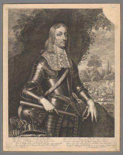 Portræt af Willem Frederik, greve af Nassau-Dietz af Abraham Bloteling