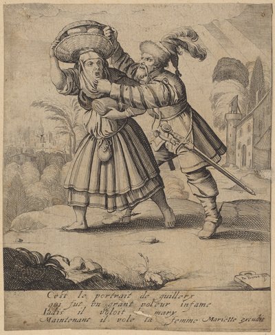 Dette er portrættet af Guillery... af Abraham Bosse