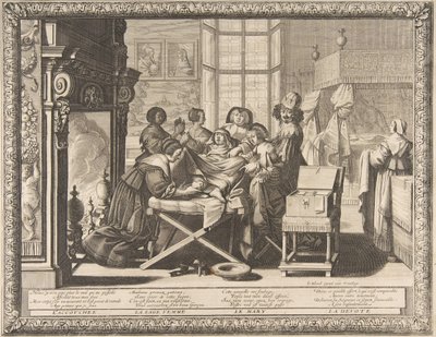 Fødsel, 1633. af Abraham Bosse