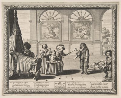 Barndom, 1636. af Abraham Bosse