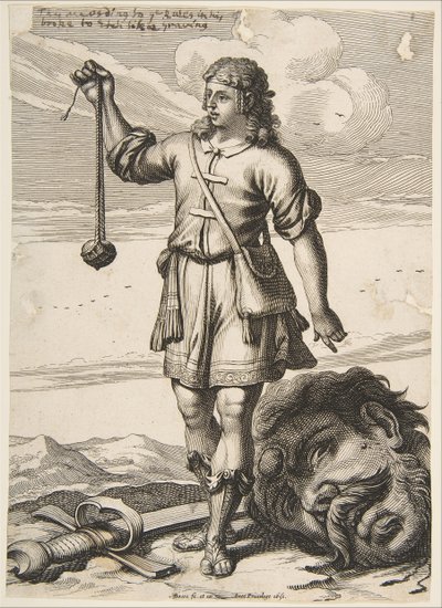 David with the Head of Goliath, 1651. dani af Abraham Bosse