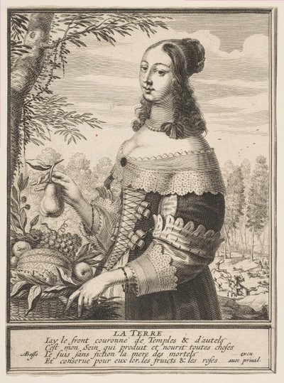 Jorden, 1630. af Abraham Bosse