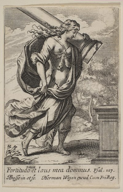Fortitude, 1636. af Abraham Bosse