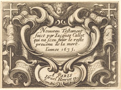 Frontispice til Callots "Det Nye Testamente" af Abraham Bosse
