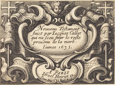 Frontispice til Callots "Det Nye Testamente" af Abraham Bosse
