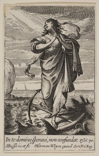 Håb, 1636. af Abraham Bosse