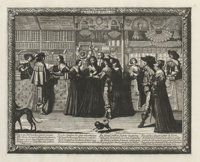 Paris-galleriet, 1640. af Abraham Bosse