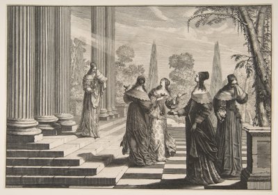 De tåbelige jomfruer afvist, ca. 1635. af Abraham Bosse