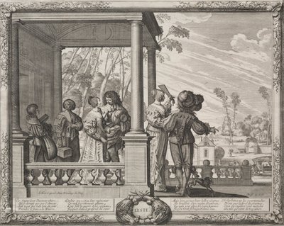 De fire årstider: Sommer, 1635. af Abraham Bosse