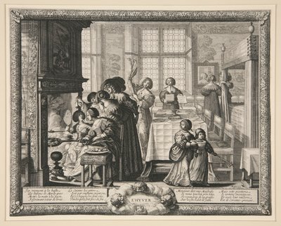 De fire årstider: Vinter af Abraham Bosse