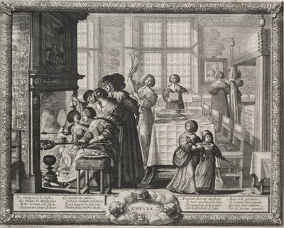 De fire årstider: vinter, 1635. af Abraham Bosse
