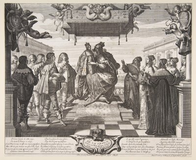 Frankrigs glæde, 1638. af Abraham Bosse