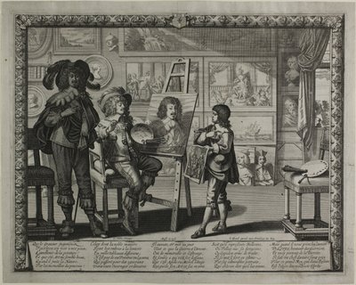 Den ædle maler af Abraham Bosse