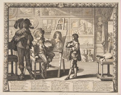 Maleren, ca. 1642. af Abraham Bosse