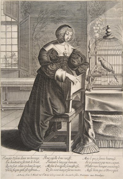 Papegøjen, 1620-76. af Abraham Bosse
