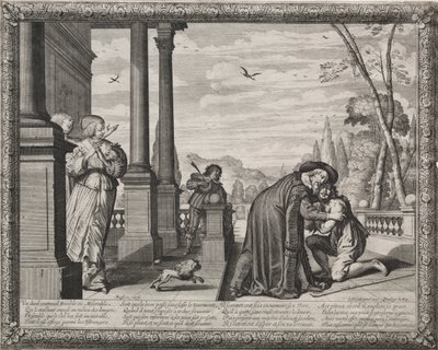 The Prodigal Son: The Return of the Prodigal af Abraham Bosse