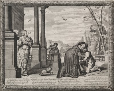 The Prodigal Son: The Return of the Prodigal. af Abraham Bosse