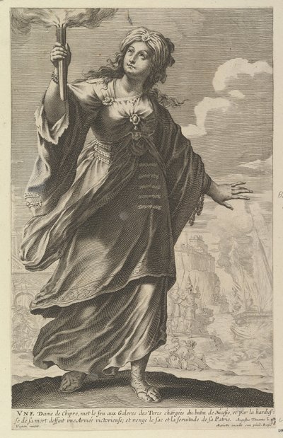 En dame af Cypern, 1647. af Abraham Bosse