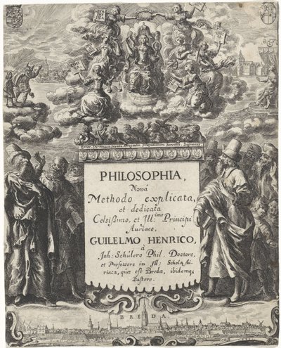 Filosofiens allegori Titelblad for: Schuler, Johannes. Philosophi (...), 1663 af Abraham Dircksz. Santvoort