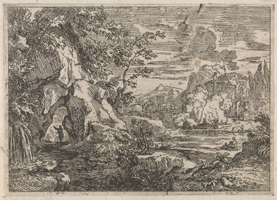 Vej gennem en sten Arkadiske landskaber (serietitel) af Abraham Genoels