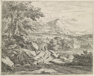 Vej langs klipperne Landskaber (serietitel) af Abraham Genoels