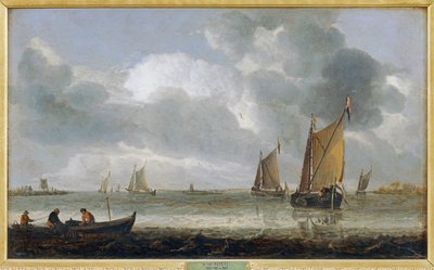 Den sølvfarvede marineblå ... af Abraham Hendricksz van Beyeren