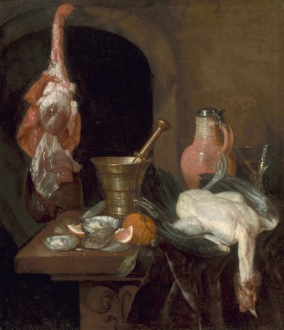 Forberedelser til et måltid, 1664 af Abraham Hendricksz van Beyeren