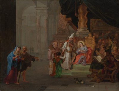 Kristus blandt lægerne, 1668. af Abraham Hondius
