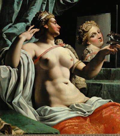 Lascivia (olie på lærred) af Abraham Janssens