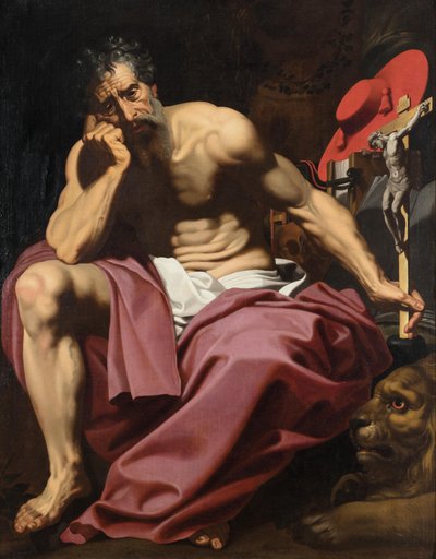 Sankt Jerome af Abraham Janssens I