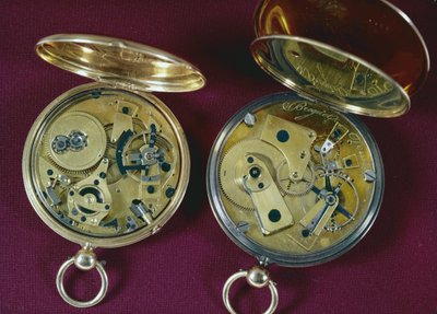 To ure, lavet i Paris (guld) af Abraham Louis Breguet