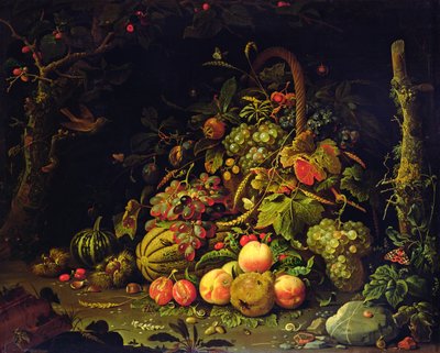 Frugtkurv af Abraham Mignon