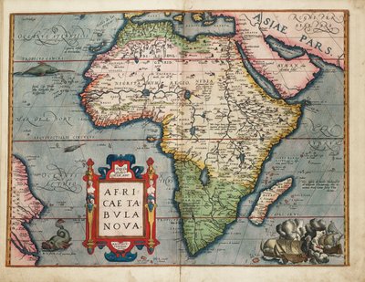 Et nyt kort over Afrika af Abraham Ortelius
