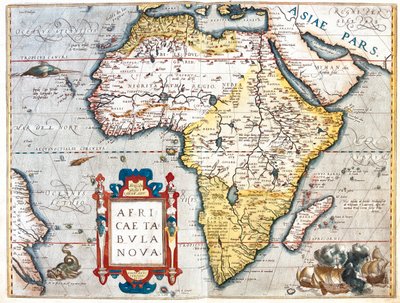Afrika af Abraham Ortelius