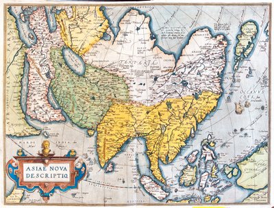 Asien af Abraham Ortelius