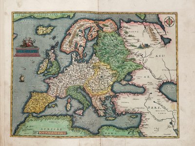Europa af Abraham Ortelius