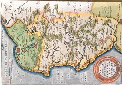 Nord-Pas de Calais , Frankrig af Abraham Ortelius