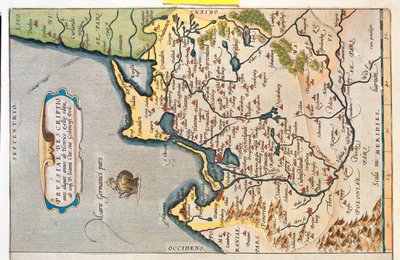 Nordøstlige Polen, Rusland, Litauen af Abraham Ortelius