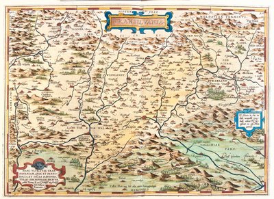 Rumænien af Abraham Ortelius