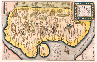 Slesvig-Holsten, Tyskland af Abraham Ortelius