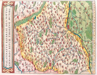 Delstat: Bayern, Tyskland af Abraham Ortelius