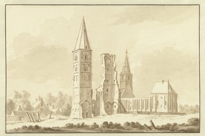 Egmond Kloster af Abraham Rademaker