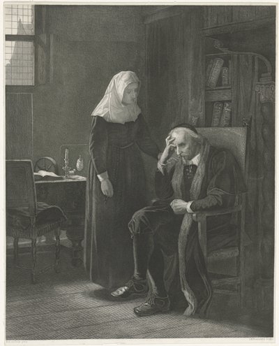 Udsigt over Cleves Cleef 1650 (titel på objekt) af Abraham Rademaker