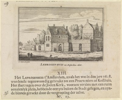 Spedalskhuset i Amsterdam, 1608 af Abraham Rademaker